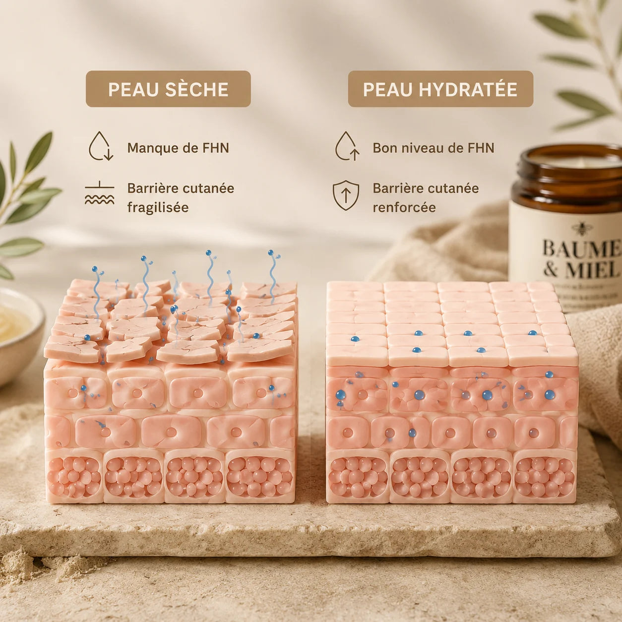 BAUME & MIEL Baume Naturelle Nourrissant au Suif & Miel